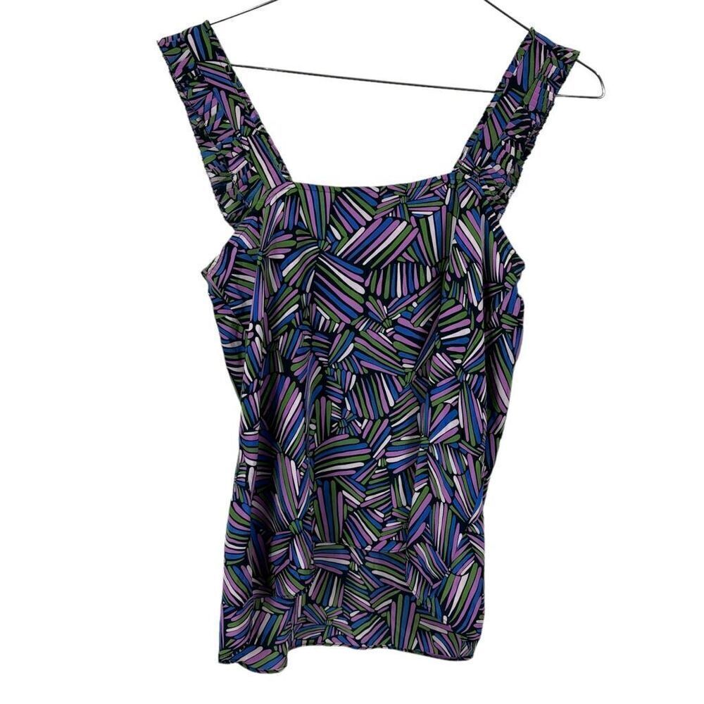 Marc By Marc Jacob’s Pink Blue Ruffle Tank - Picture 5 of 5